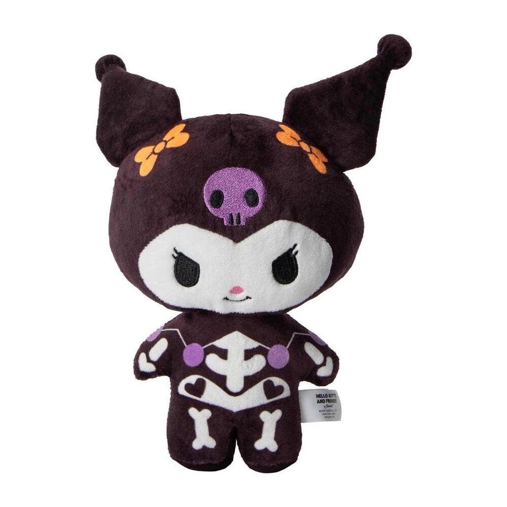Kuromi Halloween Skeleton plush  - NEW